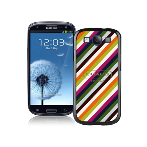 Coach Stripe Multicolor Samsung Galaxy S3 9300 BHB | Coach Outlet Canada